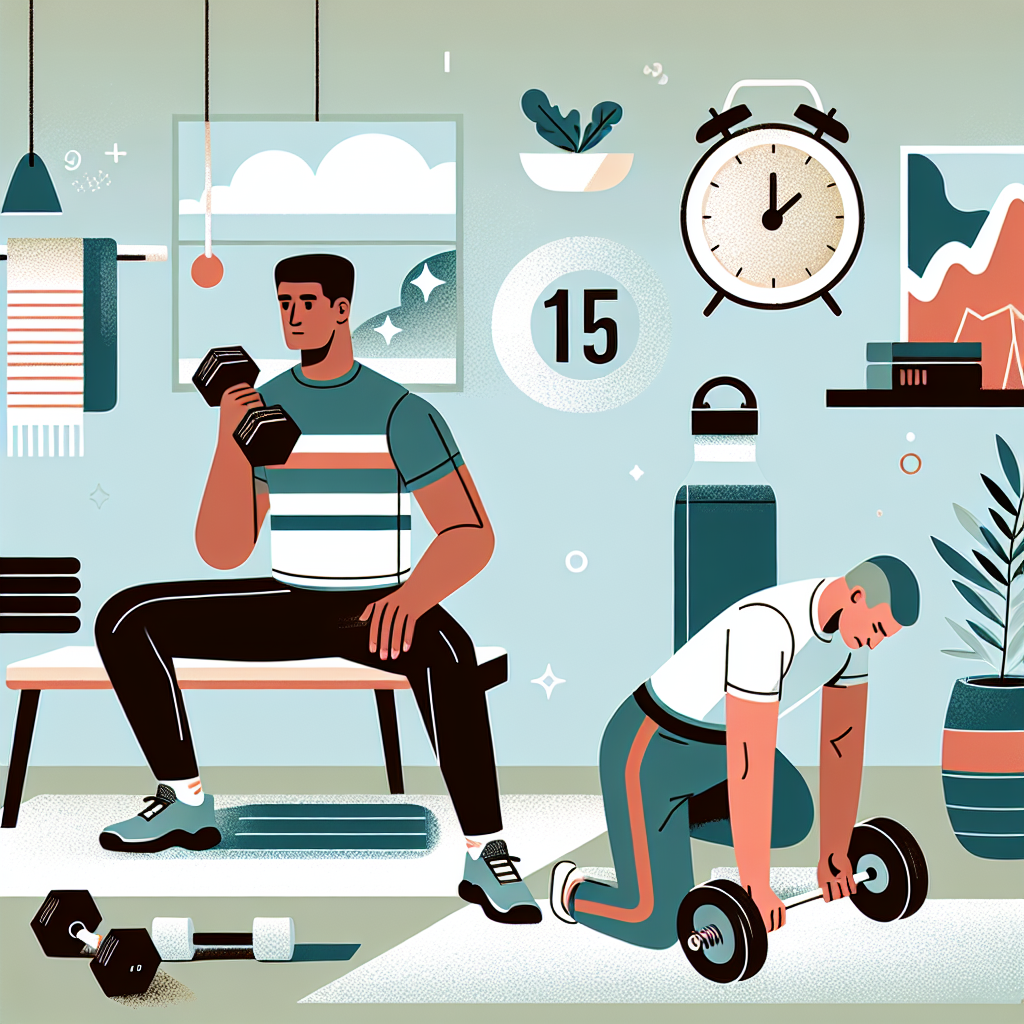 Home Workout for Men: 15-Minute Strength & Conditioning