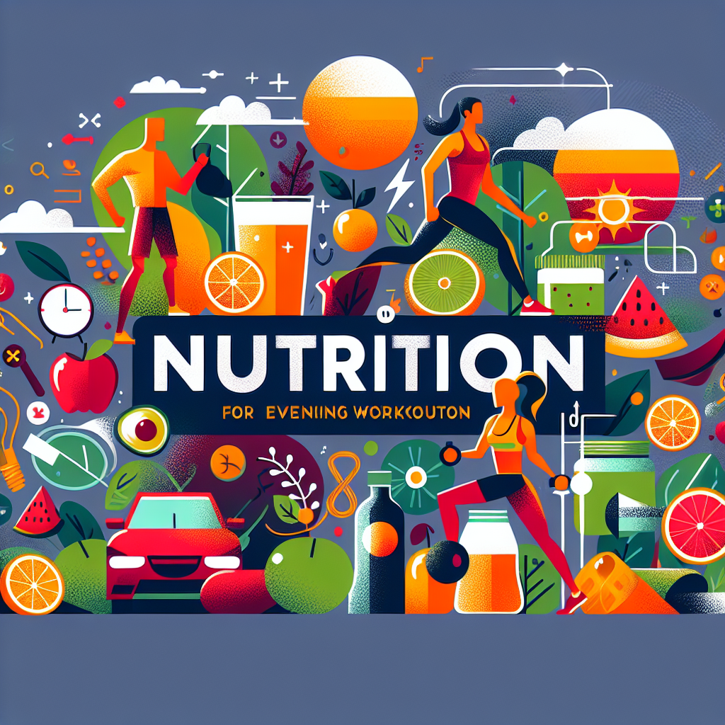 nutrition tips for evening workout enthusiasts