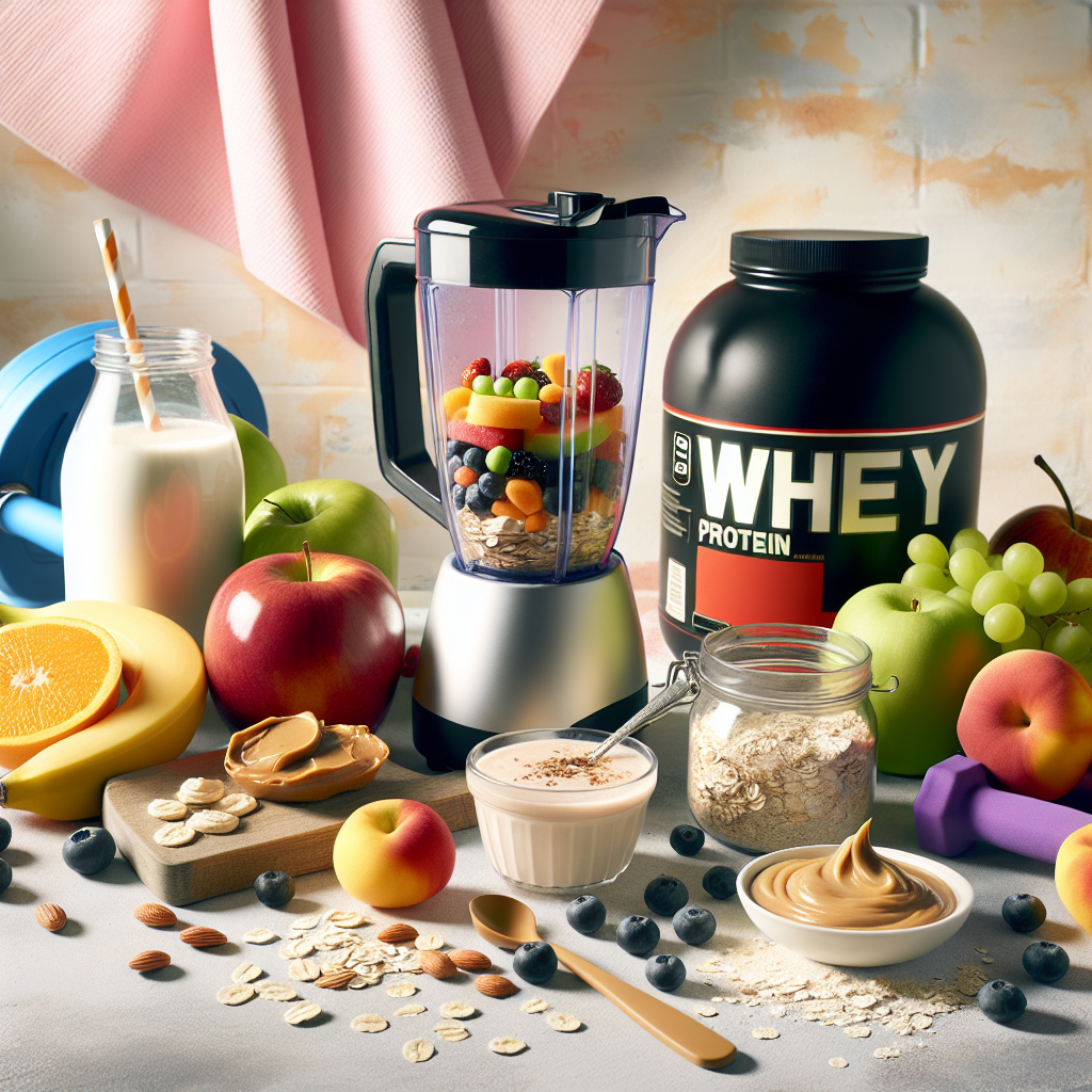 DIY homemade protein shakes for quick recovery