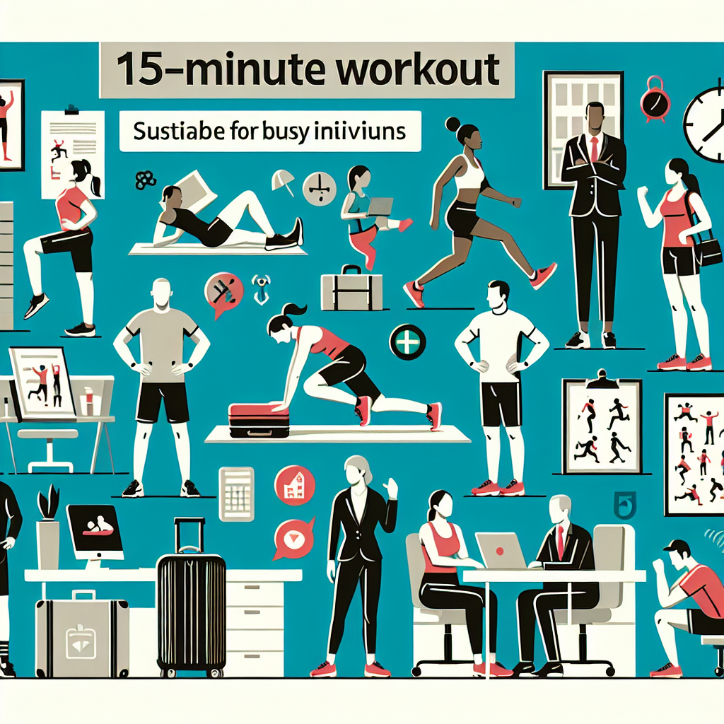 15-Minute Workout for Busy Lives: Fitness on the Go