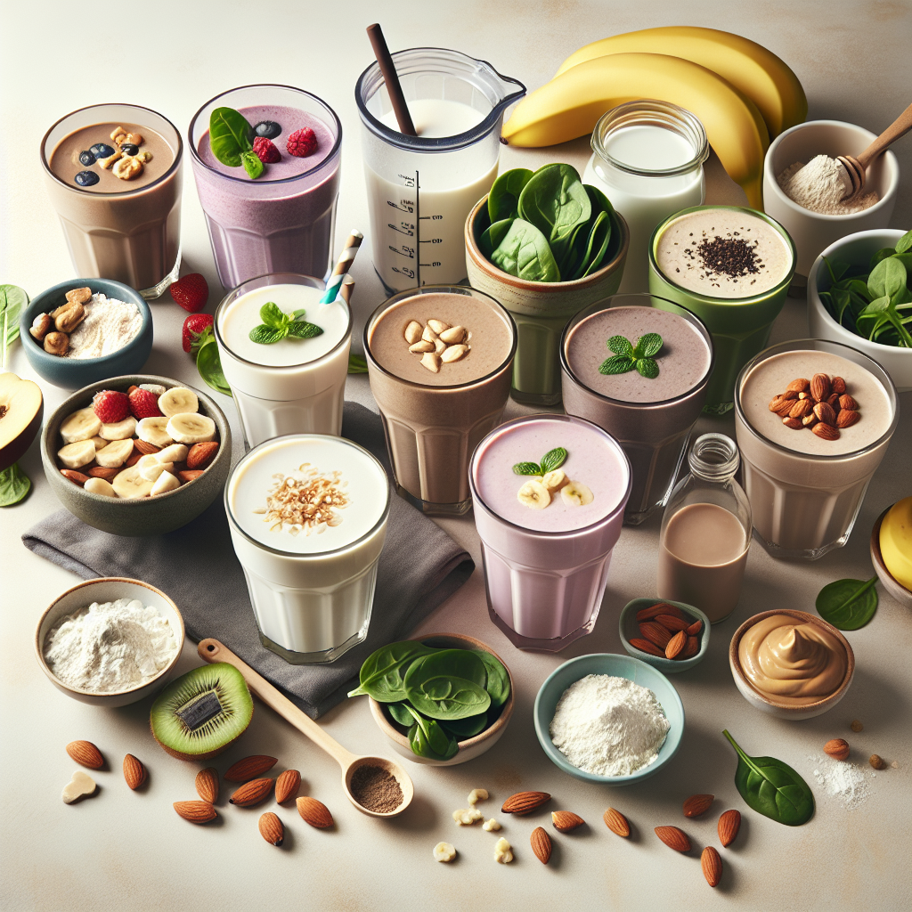DIY homemade protein shakes to boost muscle repair