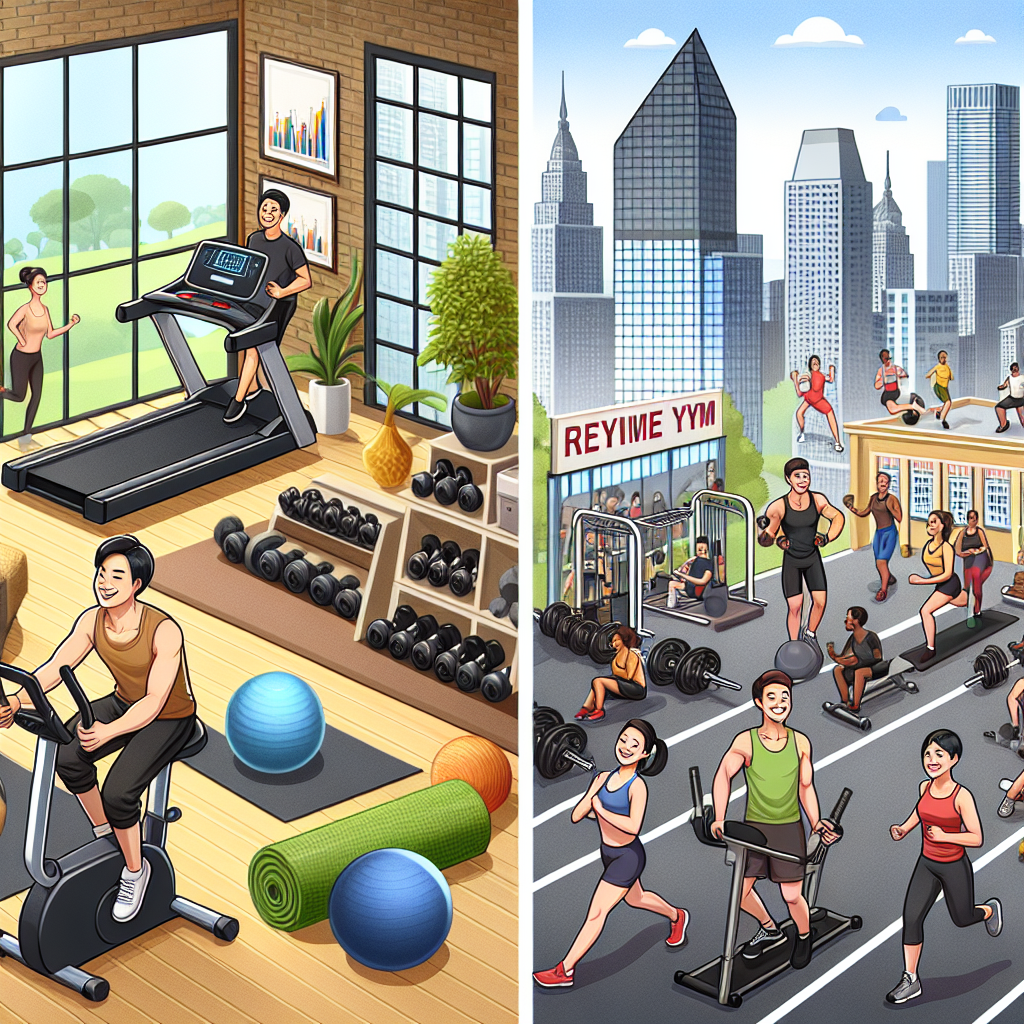 home gym vs gym membership: pros and cons for home fitness enthusiasts