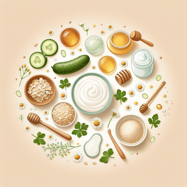 Máscaras faciais caseiras para pele sensível: receitas maravilhosas