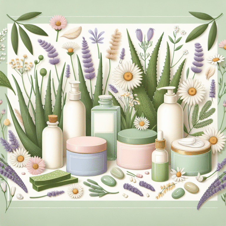 Loções suaves naturais: alívio para pele sensível