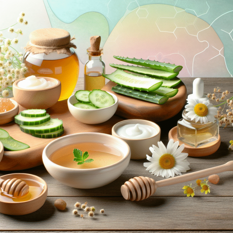 Loções suaves: receitas naturais para acalmar a pele sensível