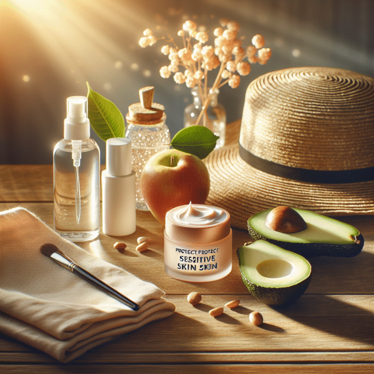 Hábitos saudáveis para proteger pele sensível