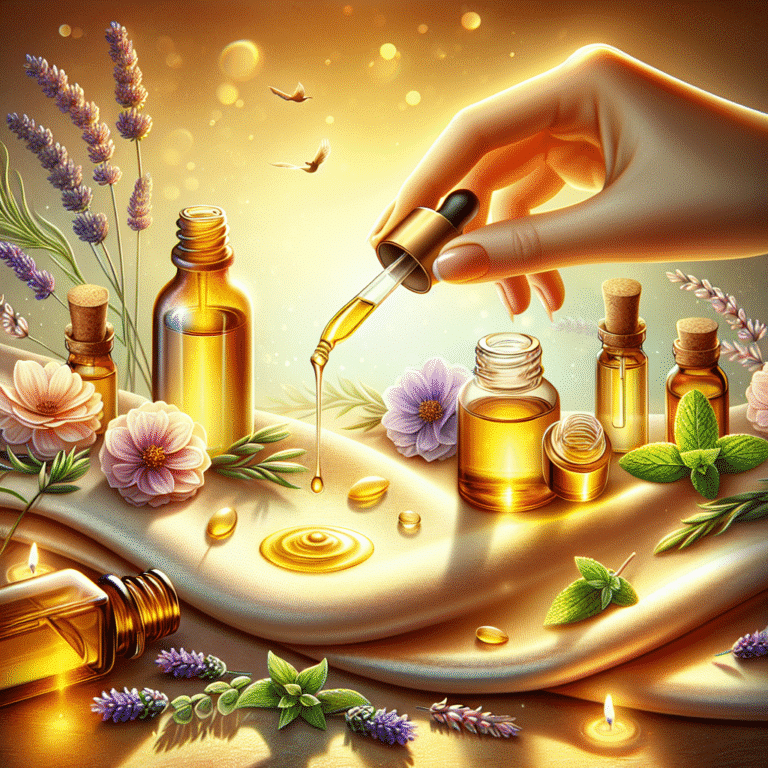 Óleos naturais essenciais para acalmar a pele sensível