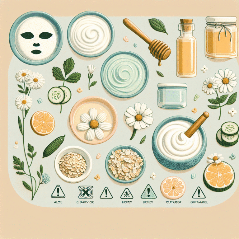 Máscaras faciais caseiras para pele sensível: o que evitar