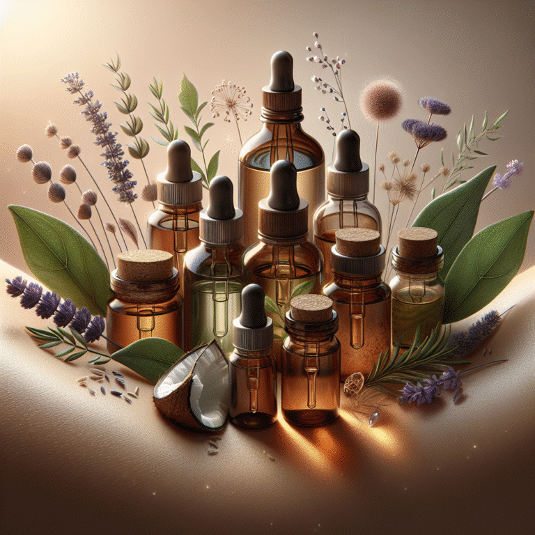 Óleos naturais que acalmam a pele sensível